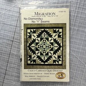 Migration Pattern - Green and Black